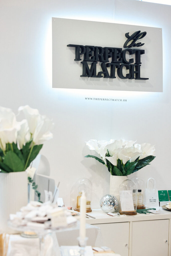 Štand The Perfect Match na Sajmu vjenčanja