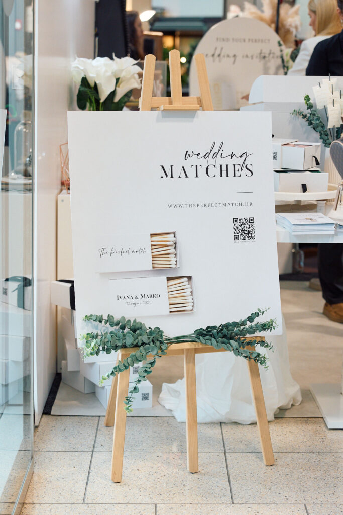 Štand The Perfect Match na Sajmu vjenčanja